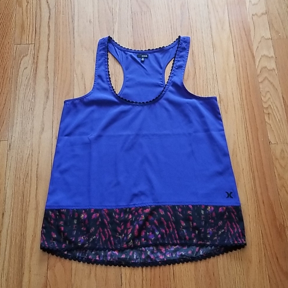 Hurley Royal Blue Racerback Tank - Picture 1 of 5